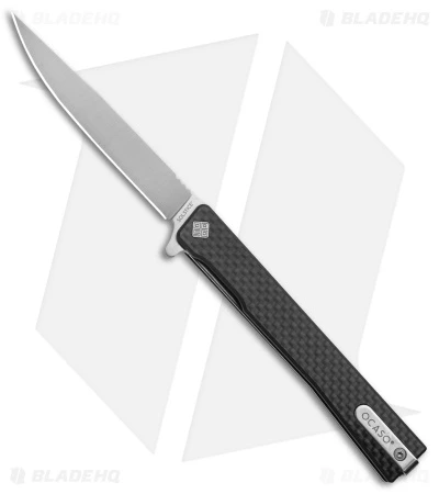 Ocaso Solstice Liner Lock Knife Carbon Fiber (3.5" Satin) 1 Ocaso Solstice Liner Lock Knife Carbon Fiber (3.5" Satin)