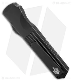 Prometheus Design Audax OTF Automatic Knife Black (3.5" Two Tone) -Benchmade Knife Sale Prometheus Design Audax OTF Auto Black TT BHQ 180075 jr side