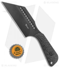 Reate & Jim Skeleton Tibia Fixed Blade Carbon Fiber (4"Black Bead Blast) -Benchmade Knife Sale Reate and Jim Skeleton Tibia Fixed Blade CF Black BHQ 125861 jr bottlecap
