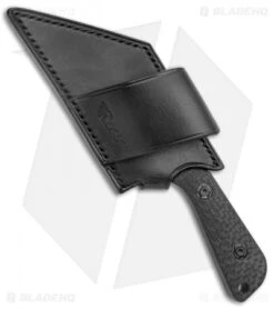 Reate & Jim Skeleton Tibia Fixed Blade Carbon Fiber (4"Black Bead Blast) -Benchmade Knife Sale Reate and Jim Skeleton Tibia Fixed Blade CF Black BHQ 125861 jr sheath2