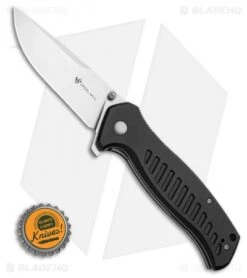 Steel Will Large Barghest Liner Lock Knife Black G-10 (4" Satin) F37-01 -Benchmade Knife Sale Steel Will Barghest Liner Lock Knife Black G 10 4in Satin F37 01 BHQ 115845 LS Bottlecap