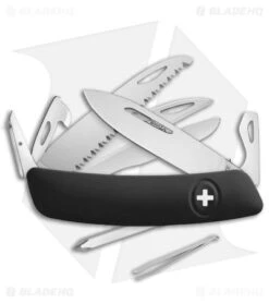 Swiza D10 Swiss Pocket Knife Black (3" Satin)