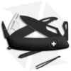 Swiza SH06 Tick Tool Swiss Single Hand Knife Black (3" Black)