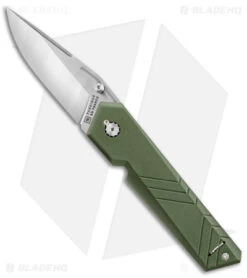 TB Outdoor Unboxer EDC Folding Knife Hunter Green (3.10" Satin)