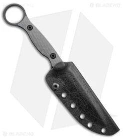 Toor Knives Anaconda Fixed Blade Knife Stealth Gray G-10 (3.75" Black) -Benchmade Knife Sale Toor Knives Anaconda Fixed Blade Stealth Gray G 10 Black BHQ 145131 jr sheath