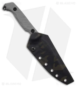 Toor Knives Darter Fixed Blade Knife Vapor Gray G-10 (4.25" Black) -Benchmade Knife Sale Toor Knives Darter FBK Vapor Gray G10 4in Black BHQ 178798 td sheath