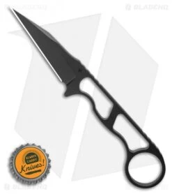 Toor Knives Jank Shank Shadow Black Tactical Fixed Blade Knife (3" CPM-S35VN) -Benchmade Knife Sale Toor Knives Jank Shank Shadow Black Fixed Blade Knife 3.0 BHQ 123651 LS Bottlecap