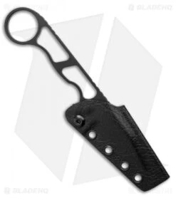 Toor Knives Jank Shank Shadow Black Tactical Fixed Blade Knife (3" CPM-S35VN) -Benchmade Knife Sale Toor Knives Jank Shank Shadow Black Fixed Blade Knife 3.0 BHQ 123651 LS Side