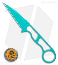 Toor Knives Jank Shank Teal Tactical Fixed Blade Knife (3" CPM-S35VN) -Benchmade Knife Sale Toor Knives Jank Shank Teal Fixed Blade Knife 3.0 BHQ 123649 LS Bottlecap