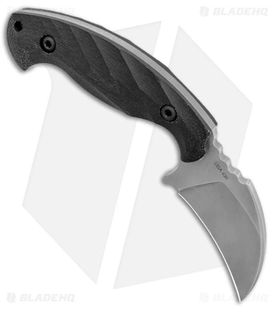 Toor Knives Karsumba Karambit Fixed Blade Black Canvas Micarta (2.5" SW) 2 Toor Knives Karsumba Karambit Fixed Blade Black Canvas Micarta (2.5" SW) - Image 2