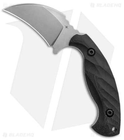 Toor Knives Karsumba Karambit Fixed Blade Black Canvas Micarta (2.5" SW) 1 Toor Knives Karsumba Karambit Fixed Blade Black Canvas Micarta (2.5" SW)