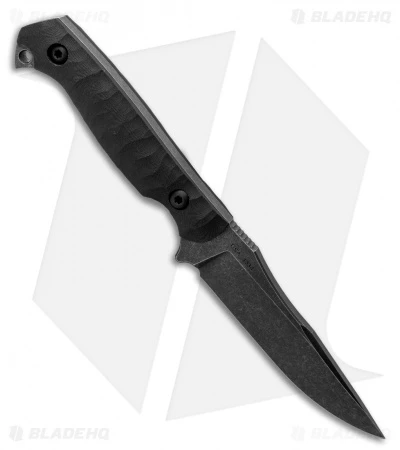Toor Knives Krypteia Carbon Fixed Blade Knife Black G-10 (4" Black Stonewash) 2 Toor Knives Krypteia Carbon Fixed Blade Knife Black G-10 (4" Black Stonewash) - Image 2