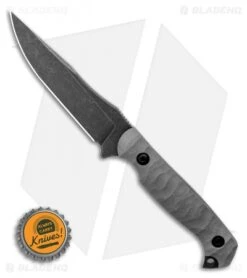 Toor Knives Krypteia Stealth Fixed Blade Knife Gray G-10 (4" Black Stonewash) -Benchmade Knife Sale Toor Knives Krypteia Stealth Fixed Blade Knife Grey G10 4.0 BHQ 123644 LS Bottlecap