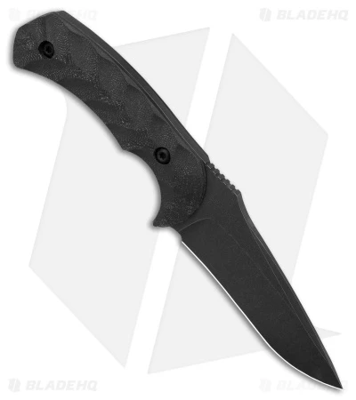 Toor Knives Mullet Carbon Fixed Blade Knife Black G-10 (4" Black) 2 Toor Knives Mullet Carbon Fixed Blade Knife Black G-10 (4" Black) - Image 2