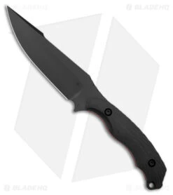 Toor Knives Raven Fixed Blade Knife Black G-10 (5.5" Black)