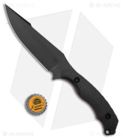 Toor Knives Raven Fixed Blade Knife Black G-10 (5.5" Black) -Benchmade Knife Sale Toor Knives Raven Blade Black G 10 Black BHQ 174496 jr bottlecap
