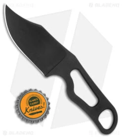 Turner CNC Jackalope Fixed Blade Knife Black CPM 3V (2.75" DLC) -Benchmade Knife Sale Turner CNC Jackalope Fixed Blade Knife CPM 3V Steel DLC BHQ 170245 jr bottlecap