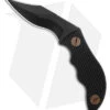 Turner CNC Voodoo Doc Chimera Fixed Fighting Knife Black G-10 (3.5" DLC 3V)