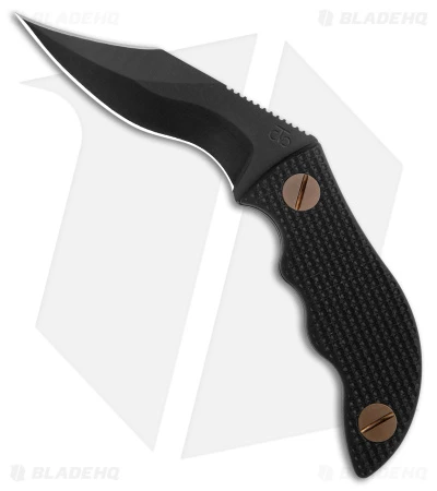 Turner CNC Voodoo Doc Chimera Fixed Fighting Knife Black G-10 (3.5" DLC 3V) 1 Turner CNC Voodoo Doc Chimera Fixed Fighting Knife Black G-10 (3.5" DLC 3V)