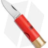 Winchester Shotgun Shell Slip Joint Knife Red Polymer (1.83" Satin)