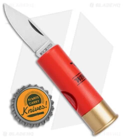 Winchester Shotgun Shell Slip Joint Knife Red Polymer (1.83" Satin) -Benchmade Knife Sale Winchester Shotgun Shell Knife BHQ 174863 jr bottlecap