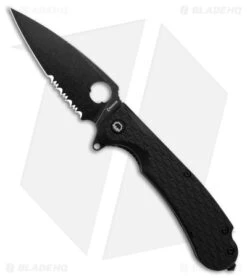 Daggerr Discover Knives Resident Liner Lock Knife Black FRN (3.5" Black)