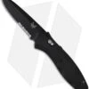Benchmade 580SBK Barrage Spring Assist Axis Lock (3.6" Black Serr)