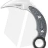 Mil-Tac Jerry Hossom Karambit Fixed Blade Black/Gray G-10 (3.25" Satin)