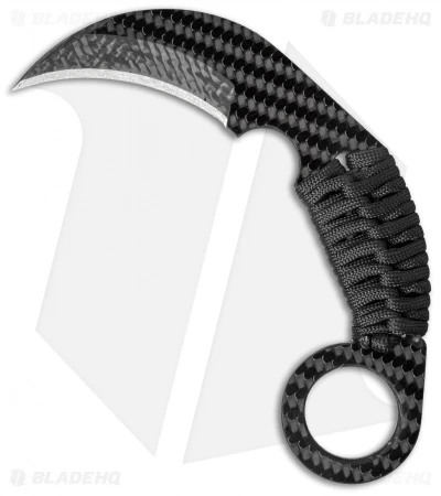 Schwartz Tactical Vengeance Karambit Fixed Blade Knife CF (2.75" CF/Ti) 1 Schwartz Tactical Vengeance Karambit Fixed Blade Knife CF (2.75" CF/Ti)