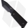 Scorpion Knives Tanto Tactical Fixed Blade Knife (3" Black Plain)
