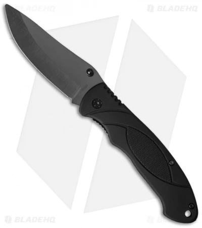 Stone River Ceramic Liner Lock Hunting Knife (3.3" Black) SRG4RCB 1 Stone River Ceramic Liner Lock Hunting Knife (3.3" Black) SRG4RCB