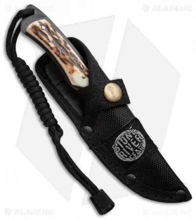 Stone River Ceramic Caping Fixed Blade Knife Stag Horn (3" Black) SRG65SCB 3 Stone River Ceramic Caping Fixed Blade Knife Stag Horn (3" Black) SRG65SCB - Image 3